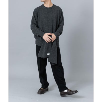アーバンリサーチ ロッソ URBAN RESEARCH ROSSO ウールカシミヤニット＋マフラーセット （ブルー系その他）｜詳細画像