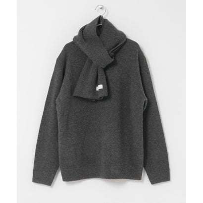 アーバンリサーチ ロッソ URBAN RESEARCH ROSSO ウールカシミヤニット＋マフラーセット （ベージュ系その他）｜詳細画像