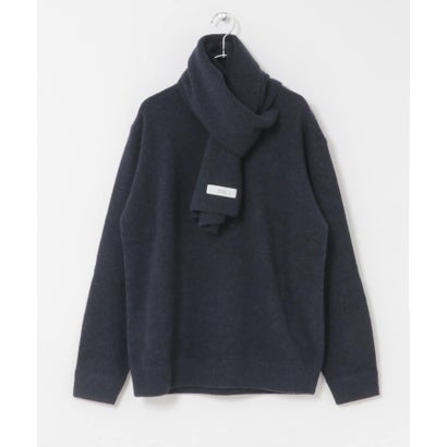 アーバンリサーチ ロッソ URBAN RESEARCH ROSSO ウールカシミヤニット＋マフラーセット （グレー）｜詳細画像