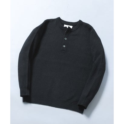 アーバンリサーチ ロッソ URBAN RESEARCH ROSSO シェットランドウールヘンリーネックニット （ベージュ系その他）｜詳細画像