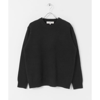アーバンリサーチ ロッソ URBAN RESEARCH ROSSO シェットランドウールクルーネックニット （カーキ）｜詳細画像