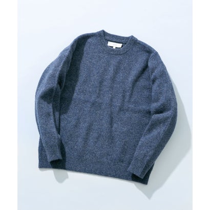 アーバンリサーチ ロッソ URBAN RESEARCH ROSSO シェットランドウールクルーネックニット （マスタード）｜詳細画像