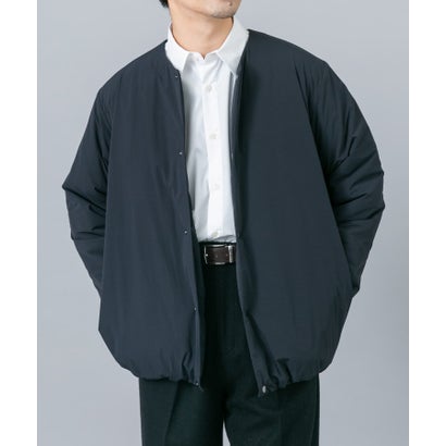 アーバンリサーチ ロッソ URBAN RESEARCH ROSSO 『XLサイズあり』『撥水』ナイロンノーカラーブルゾン （ブラック）｜詳細画像