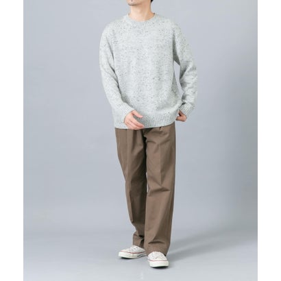 アーバンリサーチ ロッソ URBAN RESEARCH ROSSO 『XLサイズあり』カラーネップクルーネックニット （ベージュ）｜詳細画像