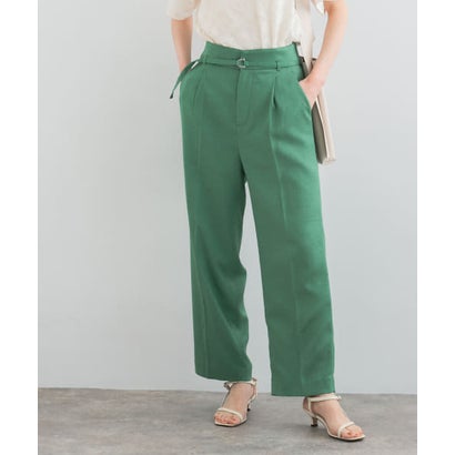 アーバンリサーチ ロッソ URBAN RESEARCH ROSSO マルチWAYリネンライクワイドパンツ （GREEN）｜詳細画像