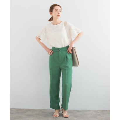 アーバンリサーチ ロッソ URBAN RESEARCH ROSSO マルチWAYリネンライクワイドパンツ （GREEN）｜詳細画像