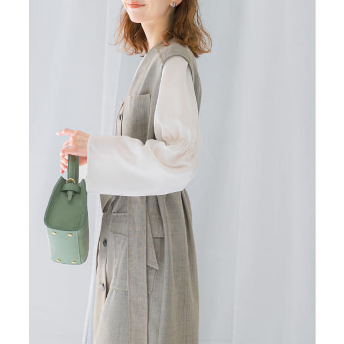 アーバンリサーチ ロッソ URBAN RESEARCH ROSSO シャーリングベル