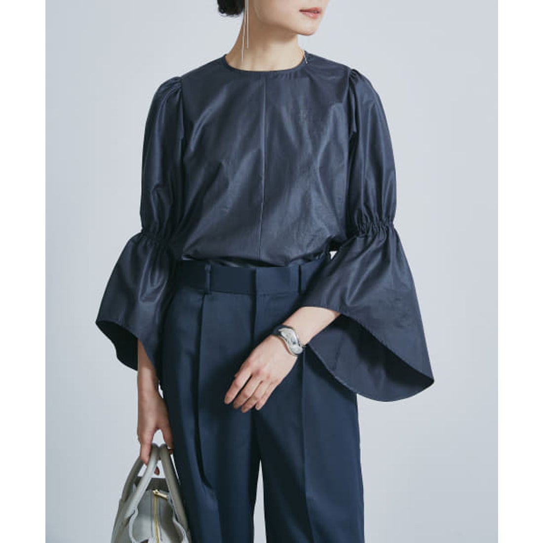 アーバンリサーチ ロッソ URBAN RESEARCH ROSSO ギャザースリーブ