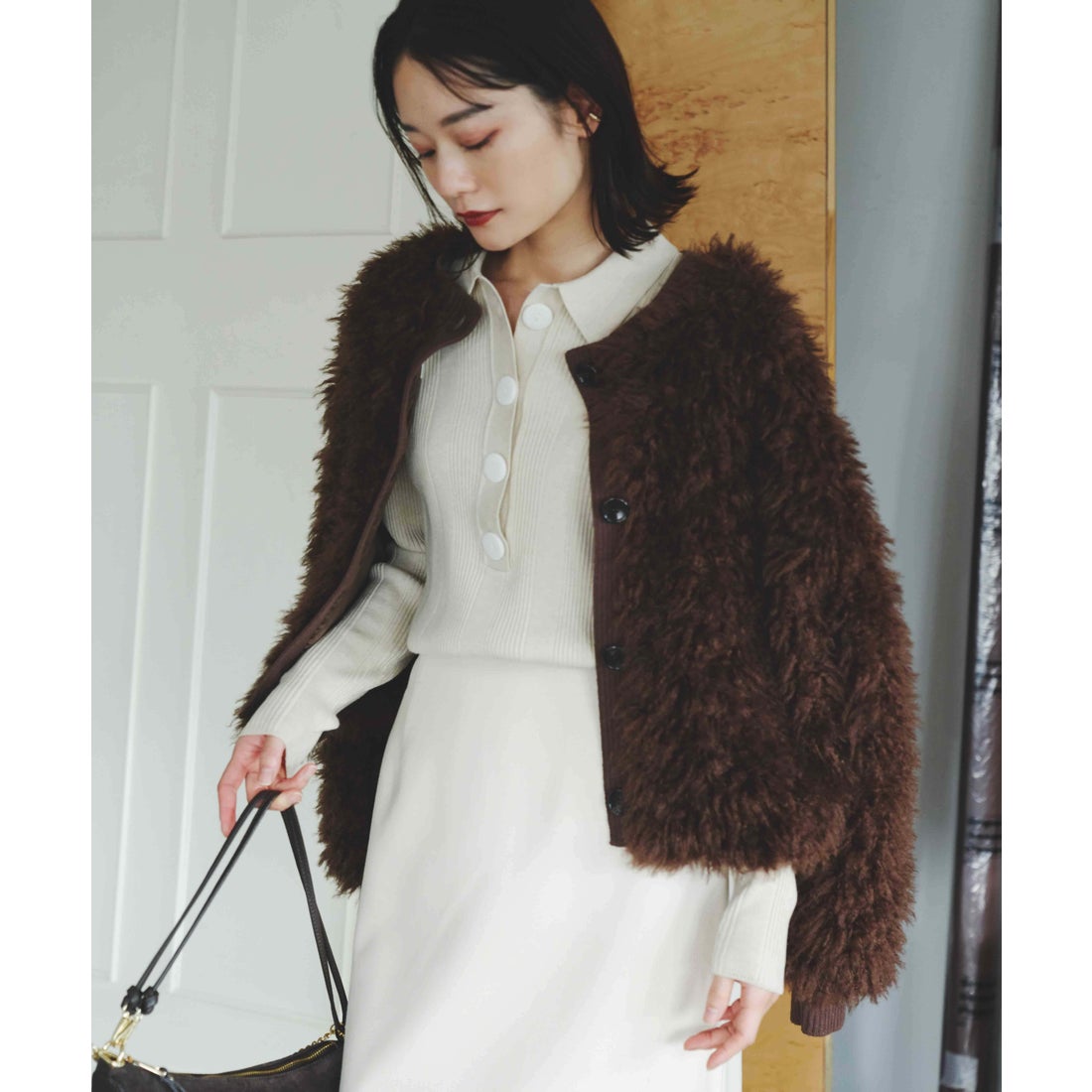 アーバンリサーチ ロッソ URBAN RESEARCH ROSSO THINK FUR 2Way Fur 