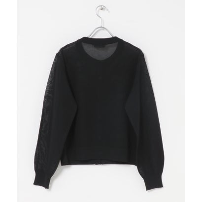 アーバンリサーチ ロッソ URBAN RESEARCH ROSSO Torrazzo Donna CORD LACE SHEER CARDIGAN （ホワイト）｜詳細画像
