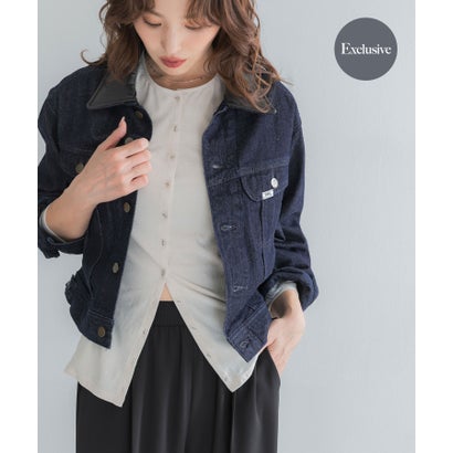 アーバンリサーチ ロッソ URBAN RESEARCH ROSSO 『別注』Lee×ROSSO 2WAY COLLAR SHORT JACKET （ブラック系その他）｜詳細画像