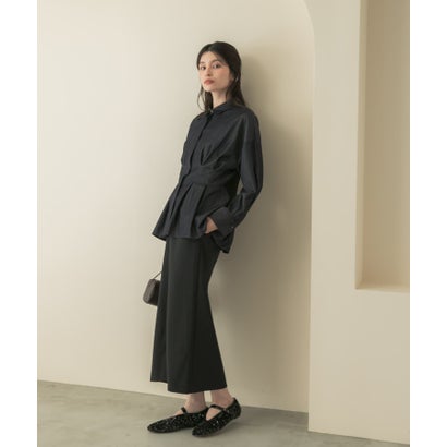 アーバンリサーチ ロッソ URBAN RESEARCH ROSSO フロントジップストレッチタイトスカート （イエロー）｜詳細画像