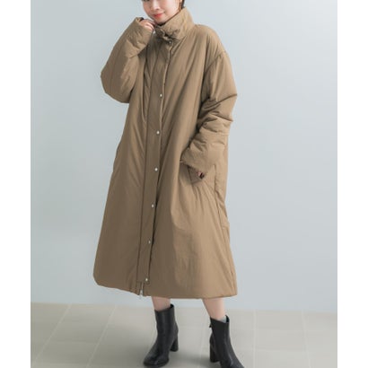 アーバンリサーチ ロッソ URBAN RESEARCH ROSSO PROTAGONISTA STAND COLLAR PADDED COAT （ライトカーキ）｜詳細画像