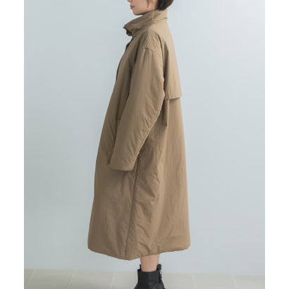 アーバンリサーチ ロッソ URBAN RESEARCH ROSSO PROTAGONISTA STAND COLLAR PADDED COAT （ライトカーキ）｜詳細画像