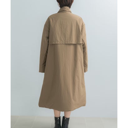 アーバンリサーチ ロッソ URBAN RESEARCH ROSSO PROTAGONISTA STAND COLLAR PADDED COAT （ライトカーキ）｜詳細画像