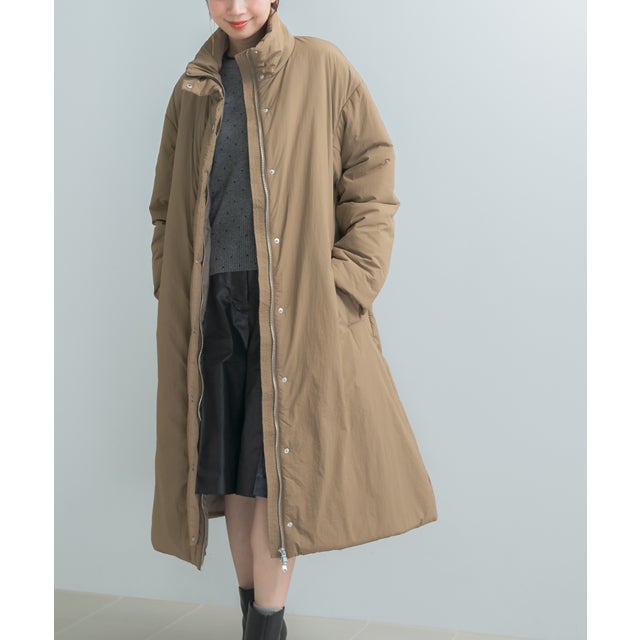 PROTAGONISTA STAND COLLAR PADDED COAT （ライトカーキ）
