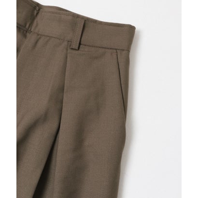アーバンリサーチ ロッソ URBAN RESEARCH ROSSO タックデザインウールワイドパンツ （モカ）｜詳細画像