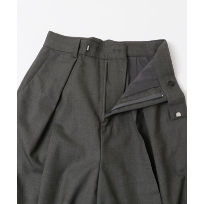 アーバンリサーチ ロッソ URBAN RESEARCH ROSSO タックデザインウールワイドパンツ （グレー）｜詳細画像