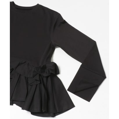 MARILYN MOON SPIRAL RUFFLE CUTSEW TOP （ホワイト）｜詳細画像