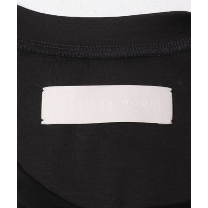 MARILYN MOON SPIRAL RUFFLE CUTSEW TOP （ブラック）｜詳細画像