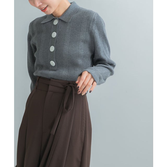 TORRAZZO DONNA POLO KNIT （グレー）