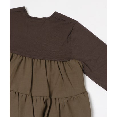 TORRAZZO DONNA DOCKING TIERED TOP （ブラウン）｜詳細画像