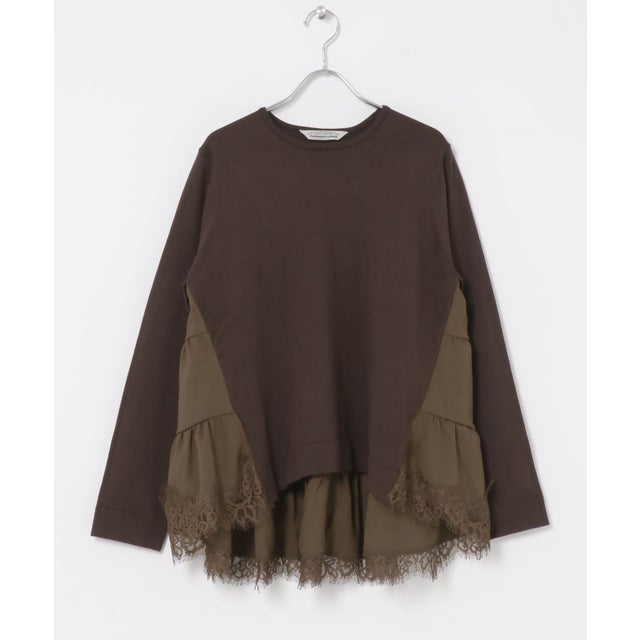 TORRAZZO DONNA DOCKING TIERED TOP （ブラウン）