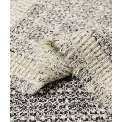 MARILYN MOON BOUCLE TWEED KNIT JACKET （アイボリー）｜詳細画像