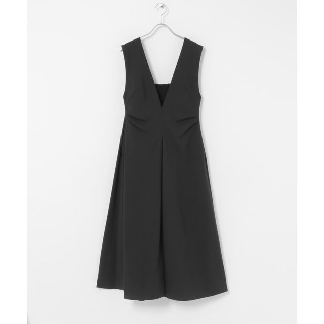 ELENDEEK V NECK FORM ONE-PIECE （ブラック）
