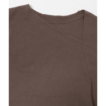 アーバンリサーチ ロッソ URBAN RESEARCH ROSSO ELENDEEK ASYMMETRY NECK KNIT （グレー）｜詳細画像