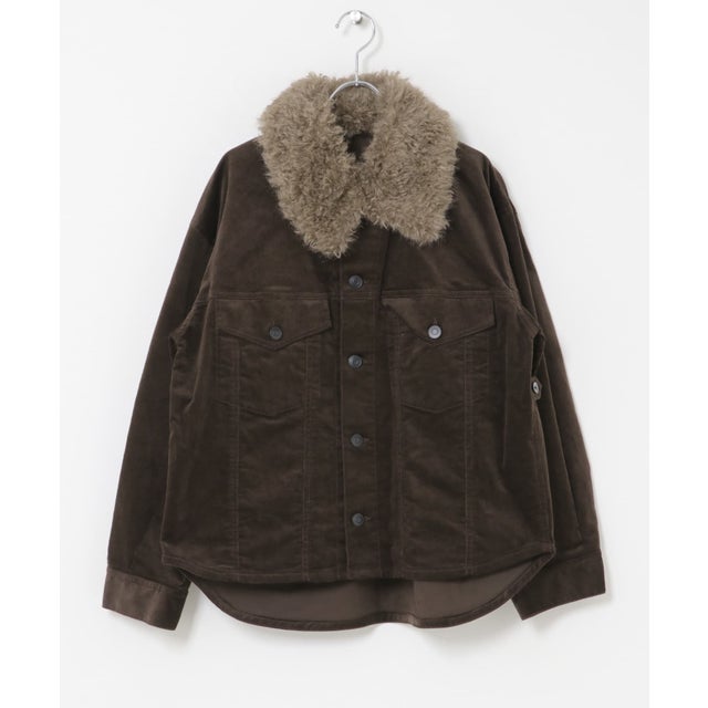 ELENDEEK VARIETY SHIRTS JACKET （ブラウン）