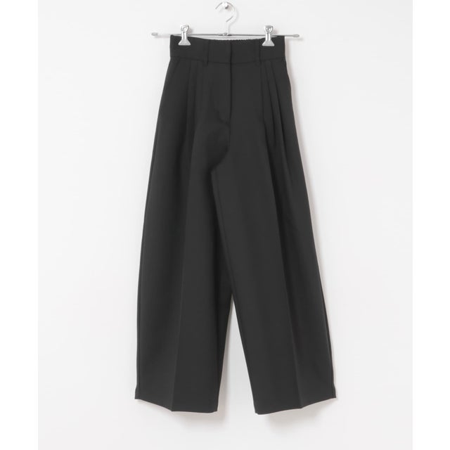 ELENDEEK TUCK COCOON WIDE PANTS （ブラック）