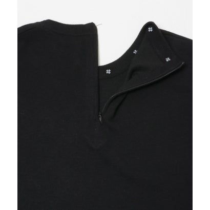 MARILYN MOON 14G WOOL 2WAY SLEEVE ONE-PIECE （ブラック）｜詳細画像