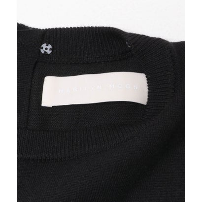 アーバンリサーチ ロッソ URBAN RESEARCH ROSSO MARILYN MOON 14G WOOL 2WAY SLEEVE TOP （チャコールグレー）｜詳細画像