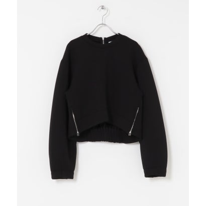 アーバンリサーチ ロッソ URBAN RESEARCH ROSSO ELENDEEK TUCK HEM CROPPED CS （ブラック）｜詳細画像