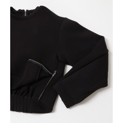 アーバンリサーチ ロッソ URBAN RESEARCH ROSSO ELENDEEK TUCK HEM CROPPED CS （ブラック）｜詳細画像