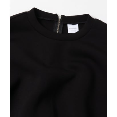 アーバンリサーチ ロッソ URBAN RESEARCH ROSSO ELENDEEK TUCK HEM CROPPED CS （ブラック）｜詳細画像
