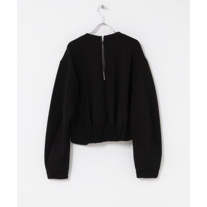 アーバンリサーチ ロッソ URBAN RESEARCH ROSSO ELENDEEK TUCK HEM CROPPED CS （ブラック）｜詳細画像