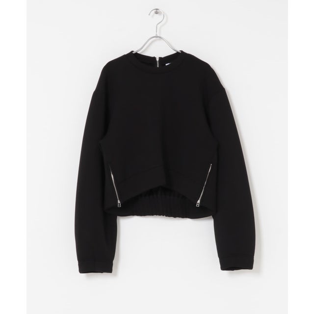 ELENDEEK TUCK HEM CROPPED CS （ブラック）