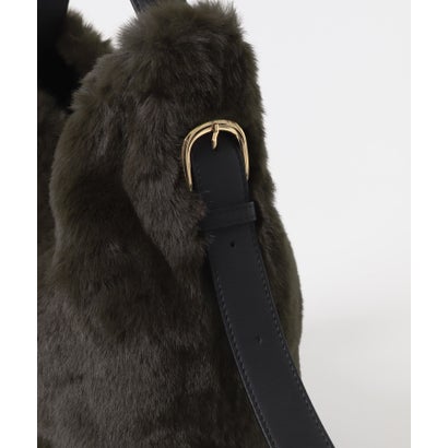 アーバンリサーチ サニーレーベル URBAN RESEARCH Sonny Label VIOLA d’ORO エコファーバケツ型バッグ （ダークブラウン）｜詳細画像