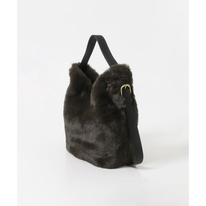 アーバンリサーチ サニーレーベル URBAN RESEARCH Sonny Label VIOLA d’ORO エコファーバケツ型バッグ （モカ）｜詳細画像