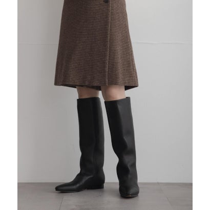 アーバンリサーチ サニーレーベル URBAN RESEARCH Sonny Label REMME カウレザーロングブーツ （ブラック）｜詳細画像