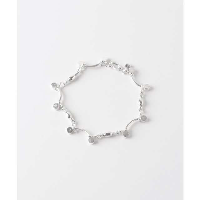 MANANAS Bent Stick Chain Bracelet （シルバー）