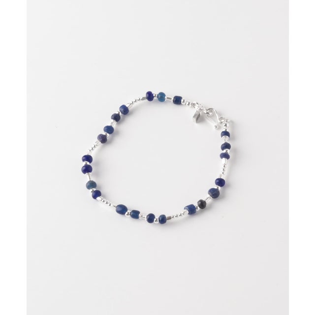 MANANAS Antique Beads Bracelet （ブルー）