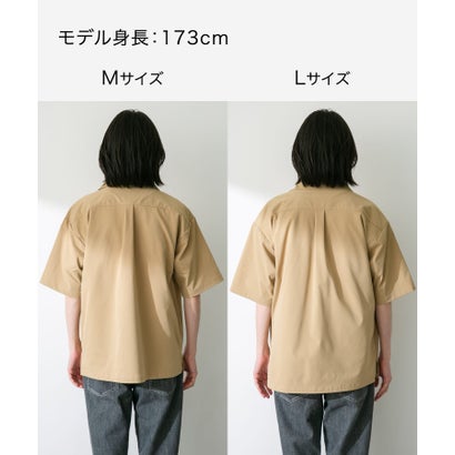 アーバンリサーチ サニーレーベル URBAN RESEARCH Sonny Label 『吸水速乾/接触冷感/イージーケア』マルチ機能オープンカラーショートスリーブシャツ （ベージュ）｜詳細画像