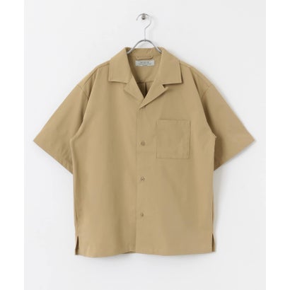 アーバンリサーチ サニーレーベル URBAN RESEARCH Sonny Label 『吸水速乾/接触冷感/イージーケア』マルチ機能オープンカラーショートスリーブシャツ （ベージュ）｜詳細画像
