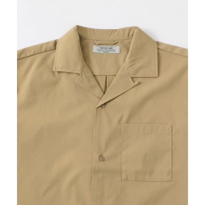 アーバンリサーチ サニーレーベル URBAN RESEARCH Sonny Label 『吸水速乾/接触冷感/イージーケア』マルチ機能オープンカラーショートスリーブシャツ （ベージュ）｜詳細画像