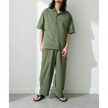 アーバンリサーチ サニーレーベル URBAN RESEARCH Sonny Label 『吸水速乾/接触冷感/イージーケア』マルチ機能オープンカラーショートスリーブシャツ （ベージュ）｜詳細画像