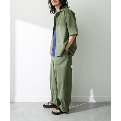 アーバンリサーチ サニーレーベル URBAN RESEARCH Sonny Label 『吸水速乾/接触冷感/イージーケア』マルチ機能オープンカラーショートスリーブシャツ （ベージュ）｜詳細画像