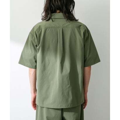 アーバンリサーチ サニーレーベル URBAN RESEARCH Sonny Label 『吸水速乾/接触冷感/イージーケア』マルチ機能オープンカラーショートスリーブシャツ （ベージュ）｜詳細画像